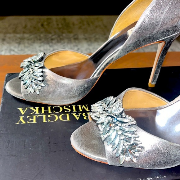 Badgley Mischka Nikki II heel pump shoes style#MP2554B Women’s size 8.5 - Picture 7 of 8